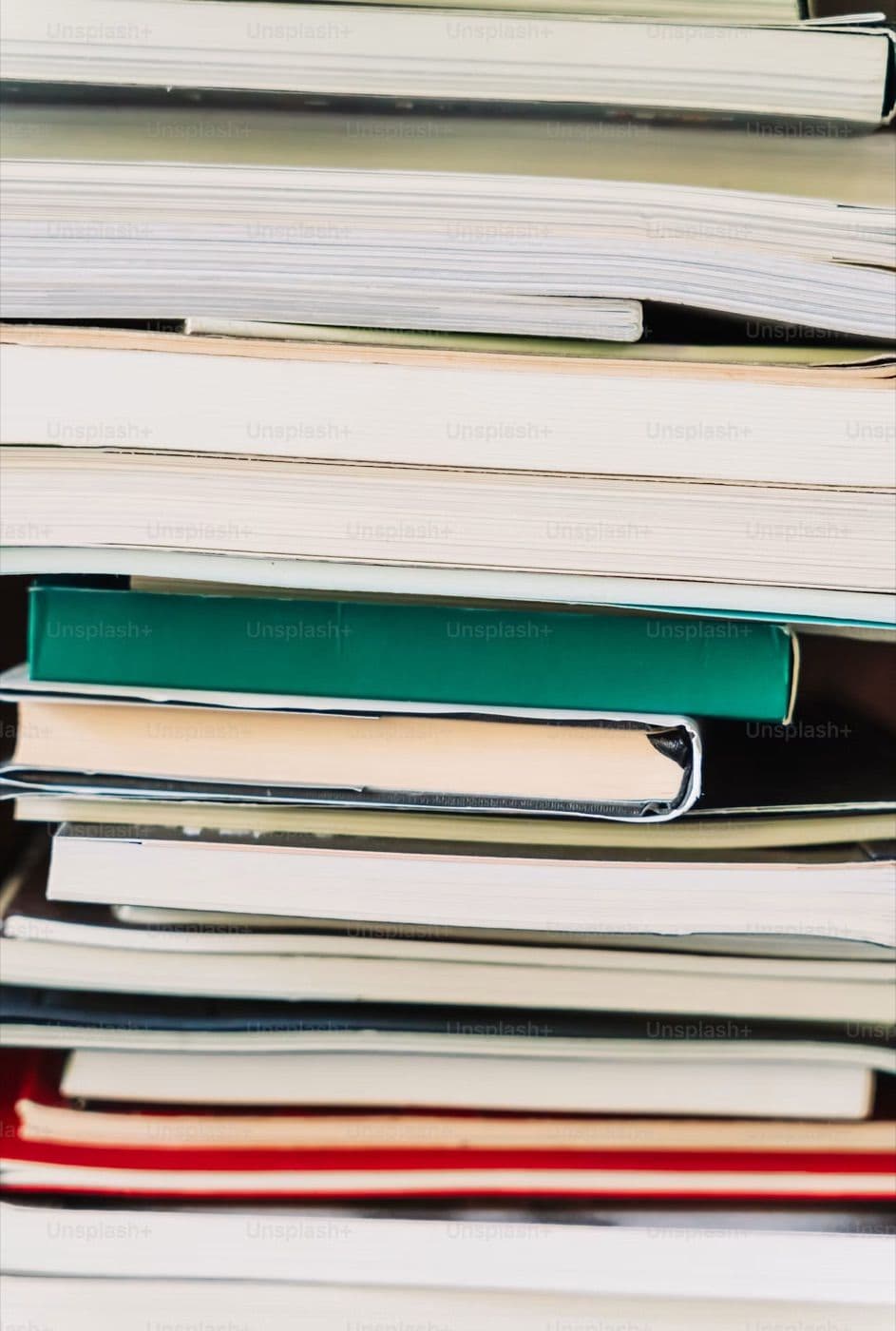 A stack of books